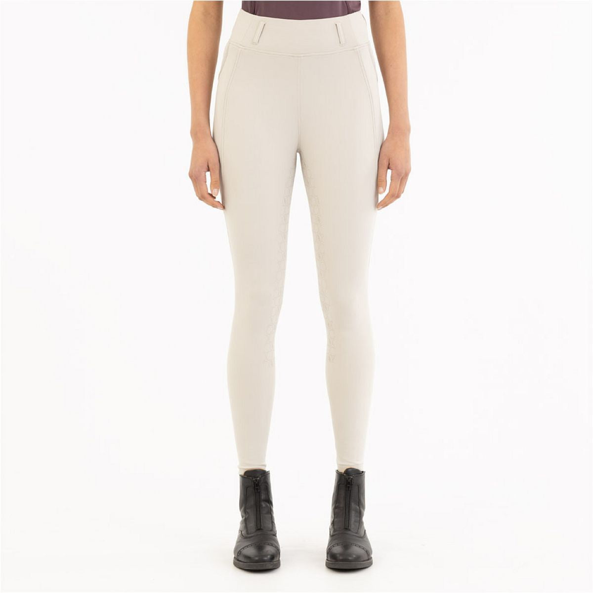 BR Legging de Equitación Ilana Full Grip Gris Chateau