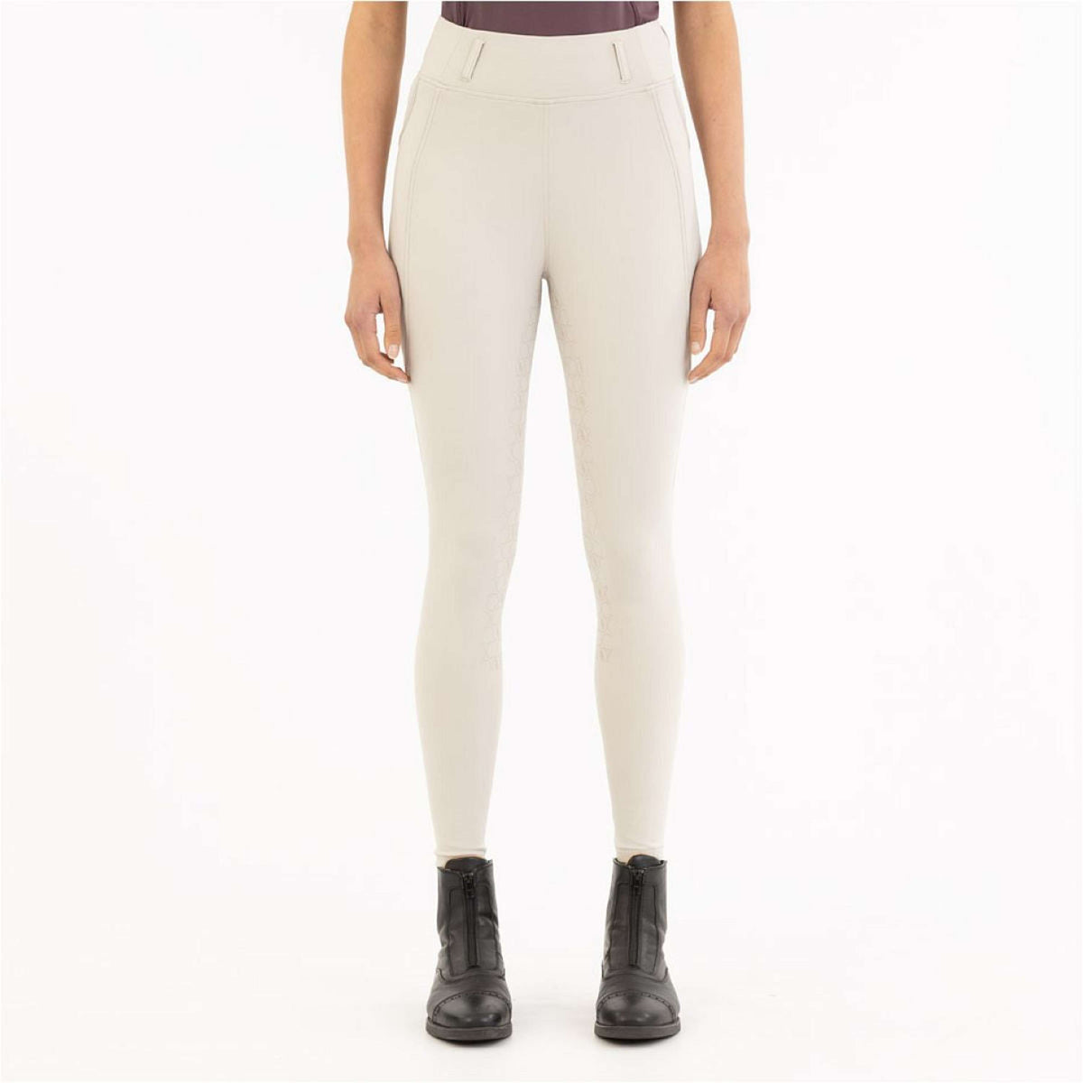 BR Legging de Equitación Ilana Full Grip Gris Chateau