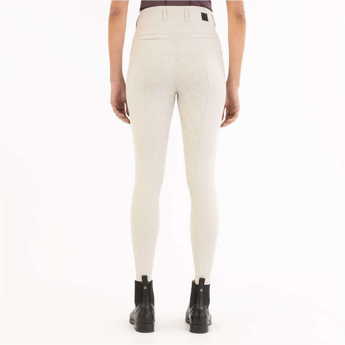 BR Legging de Equitación Ilana Full Grip Gris Chateau