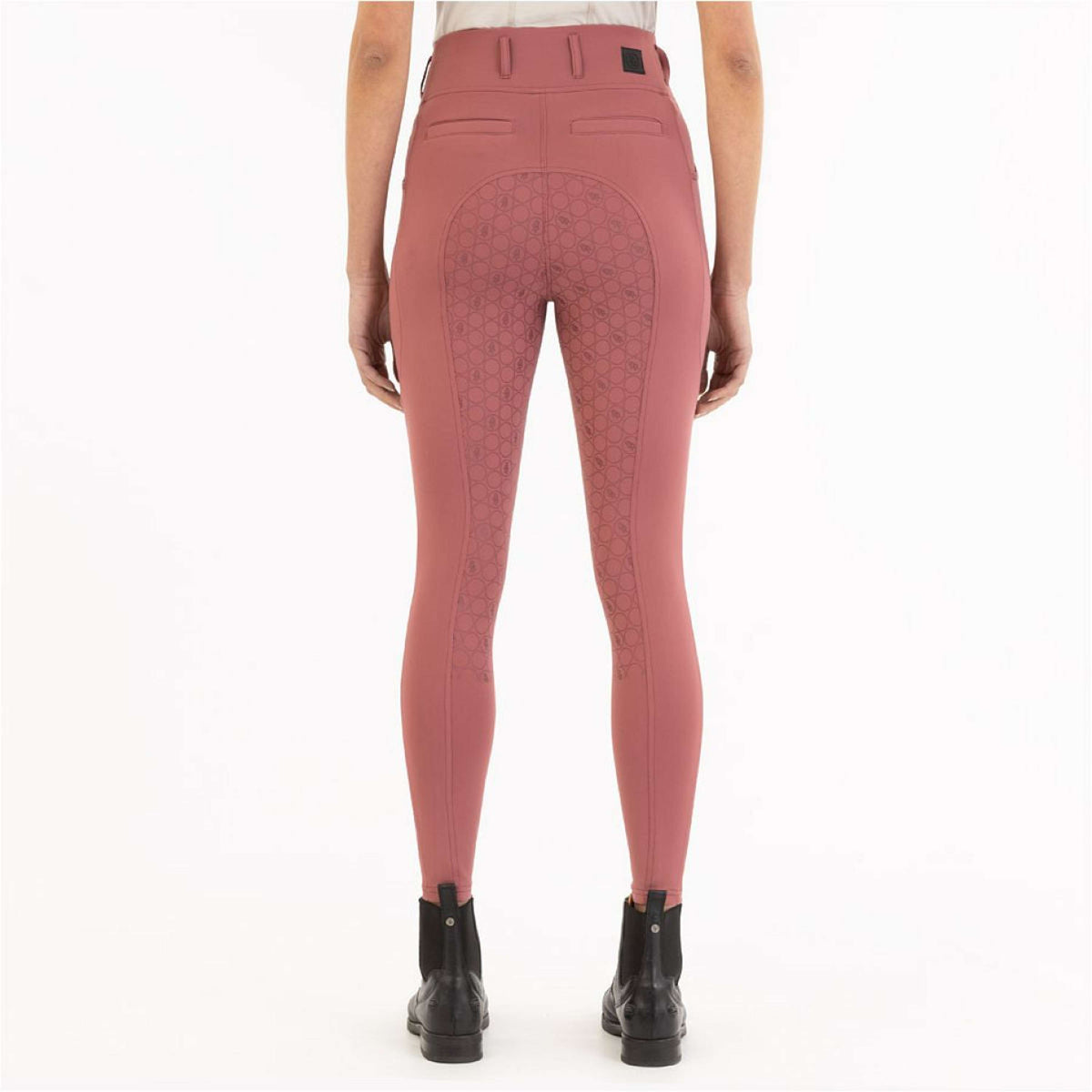 BR Legging de Equitación Ilana Full Grip Roan Rouge