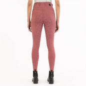 BR Legging de Equitación Ilana Full Grip Roan Rouge