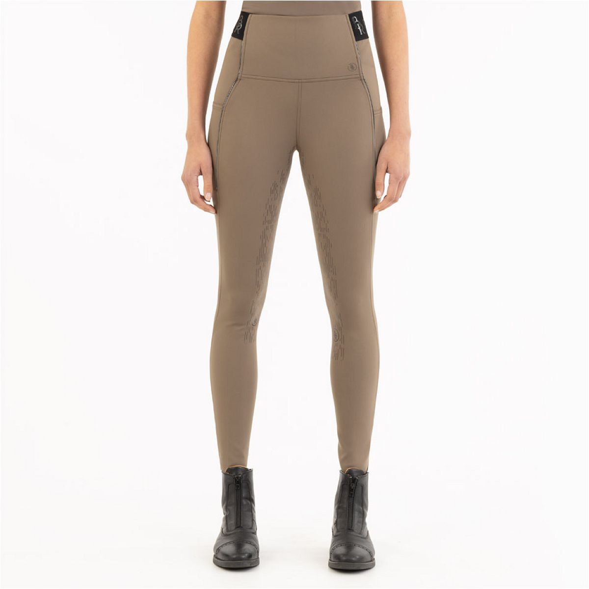 BR Legging de Equitación Ingrid Full Grip Trocito de Chocolate
