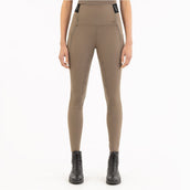 BR Legging de Equitación Ingrid Full Grip Trocito de Chocolate