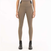 BR Legging de Equitación Ingrid Full Grip Trocito de Chocolate