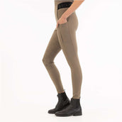 BR Legging de Equitación Ingrid Full Grip Trocito de Chocolate