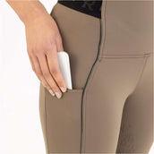 BR Legging de Equitación Ingrid Full Grip Trocito de Chocolate