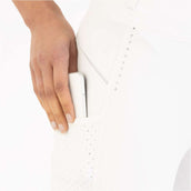BR Legging de Equitación Isadora Full Grip Blanco