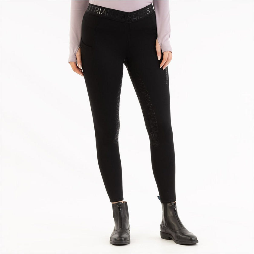 BR Legging de Equitación AW25 Jesslynn Asiento de silicona para damas Meteorite