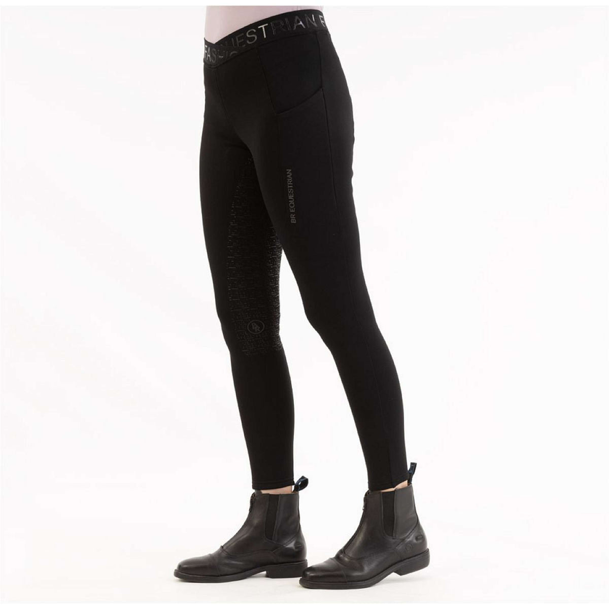 BR Legging de Equitación AW25 Jesslynn Asiento de silicona para damas Meteorite