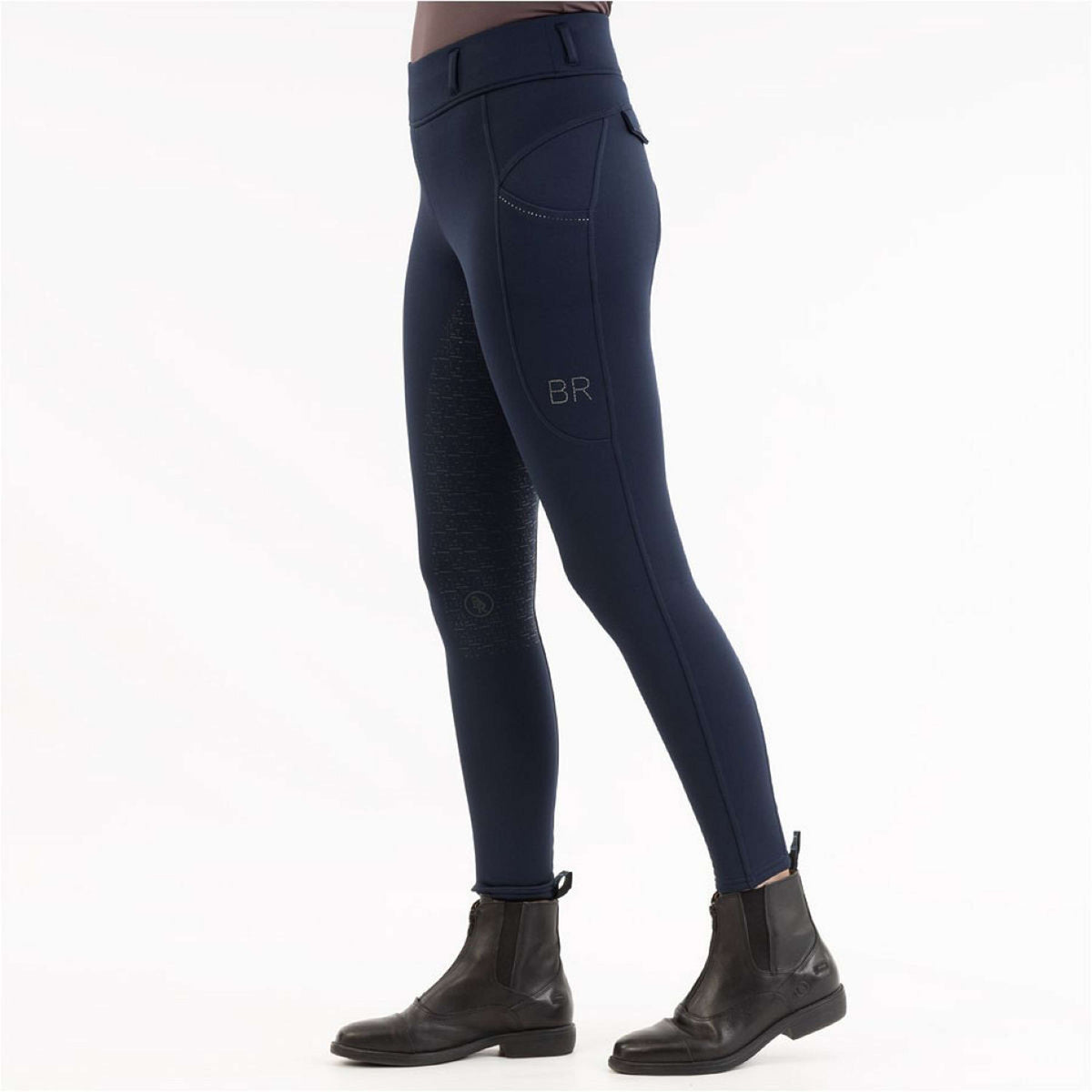 BR Legging de Equitación AW25 Jolie Asiento de silicona para damas Navy Blazer