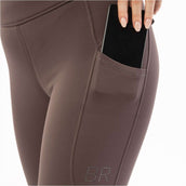 BR Legging de Equitación AW25 Jolie Asiento de silicona para damas Raisin
