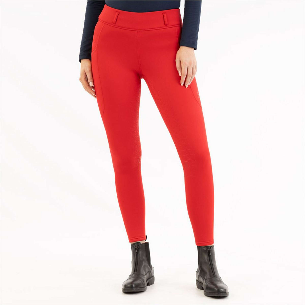 BR Legging de Equitación AW25 Jolie Asiento de silicona para damas Rojo Tango