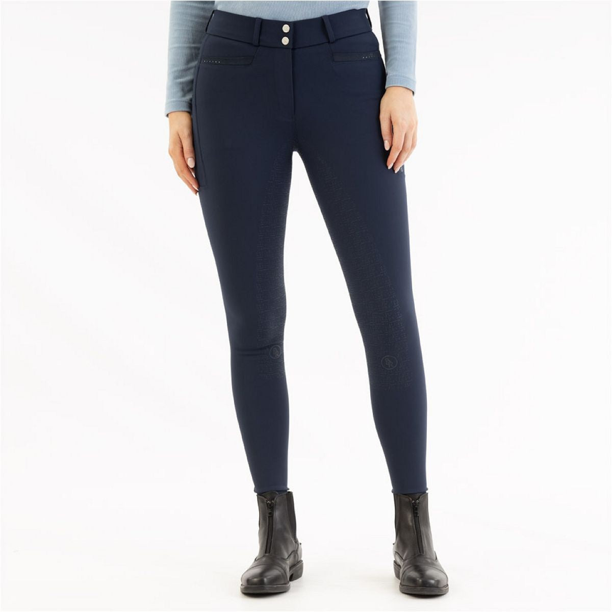 BR Pantalón de Equitación AW25 Jolijn Asiento de silicona para damas Navy Blazer