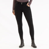 BR Pantalón de Equitación AW25 Softshell Jude Asiento de silicona para damas Meteorite