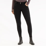 BR Pantalón de Equitación AW25 Softshell Jude Asiento de silicona para damas Meteorite