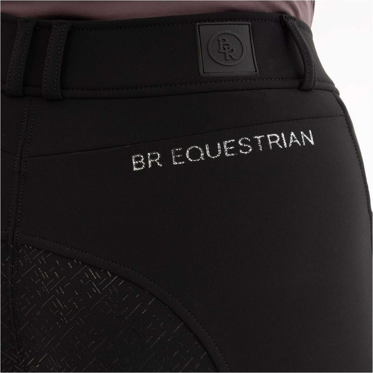 BR Pantalón de Equitación AW25 Softshell Jude Asiento de silicona para damas Meteorite
