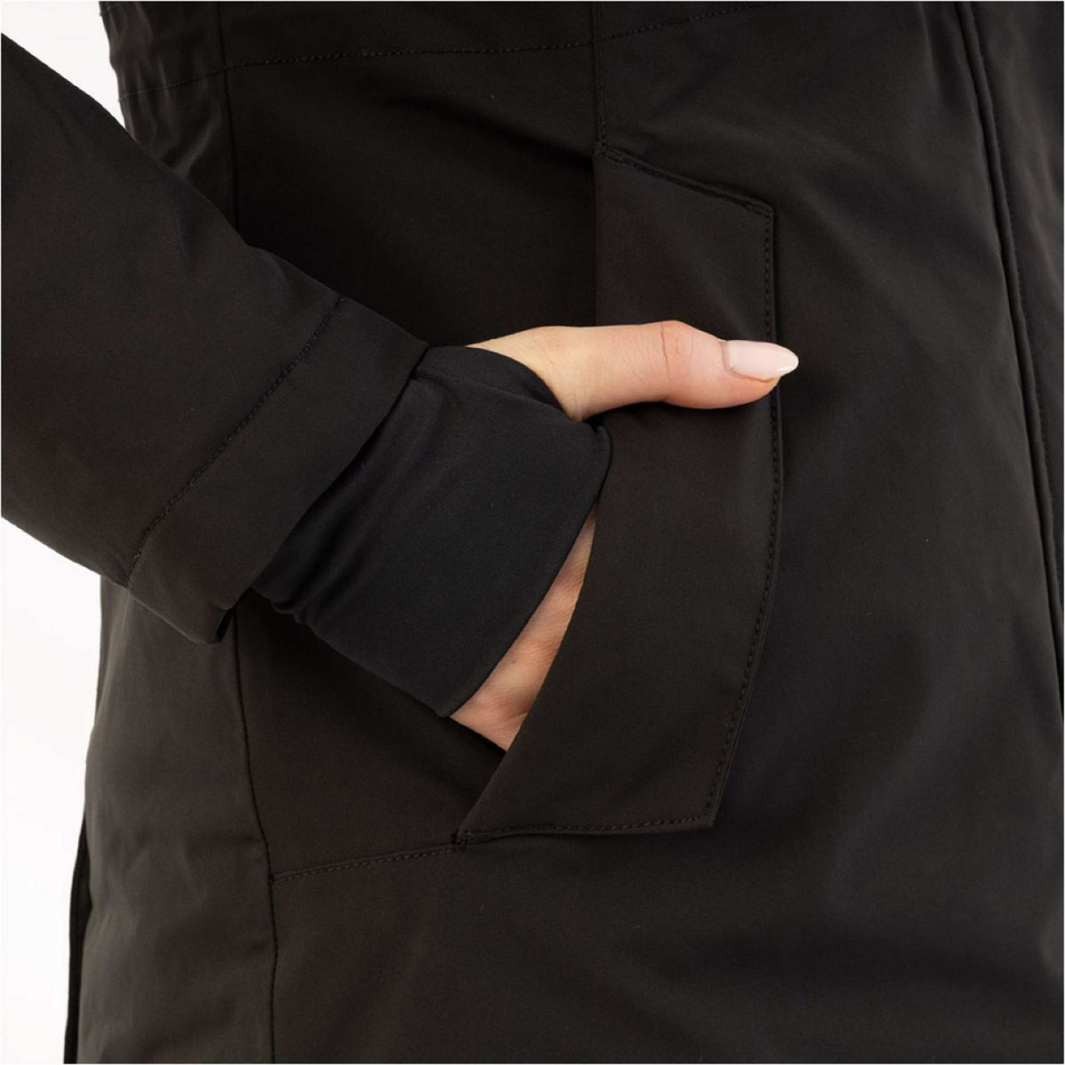 BR Abrigo Largo AW25 Jael Mujer Meteorite