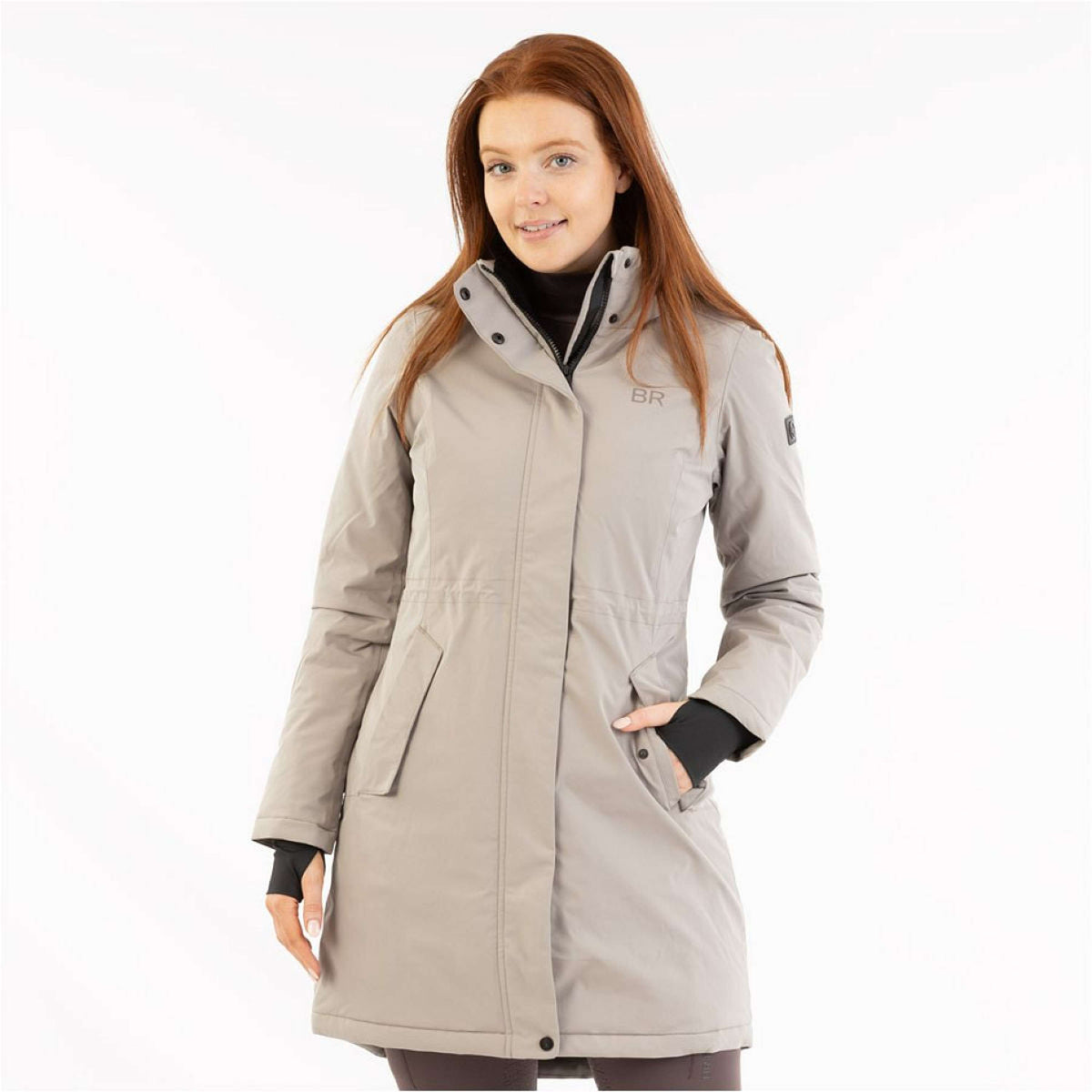 BR Abrigo Largo AW25 Jael Mujer Moon Rock