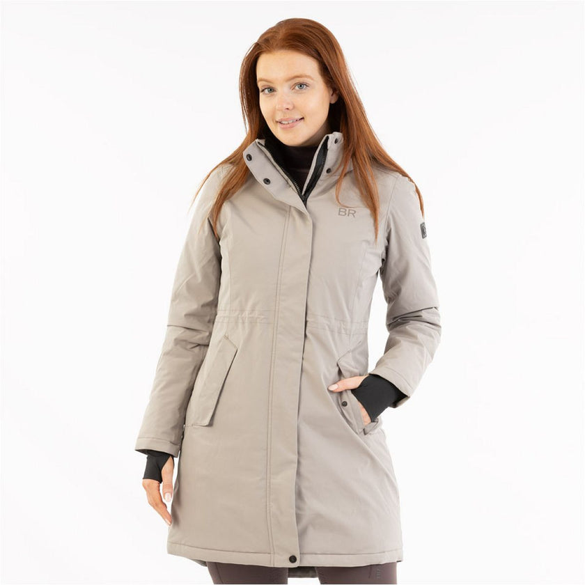 BR Abrigo Largo AW25 Jael Mujer Moon Rock