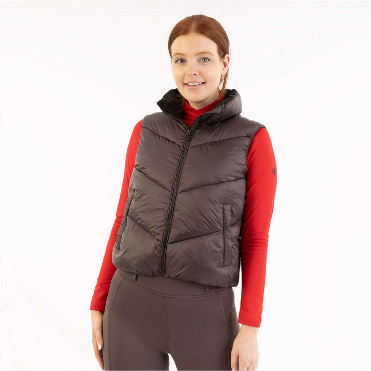 BR Chaleco AW25 Janneke Mujer Raisin