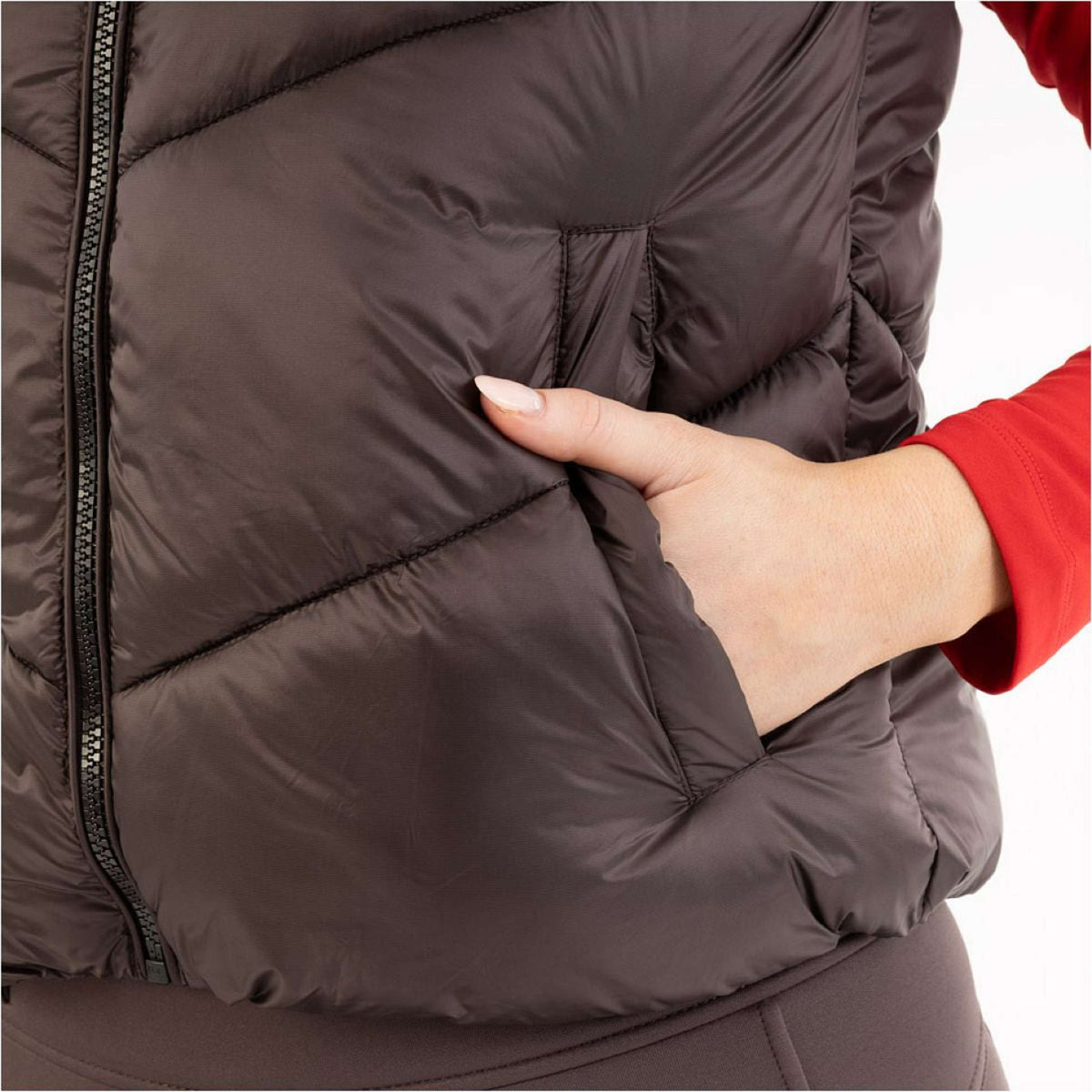 BR Chaleco AW25 Janneke Mujer Raisin