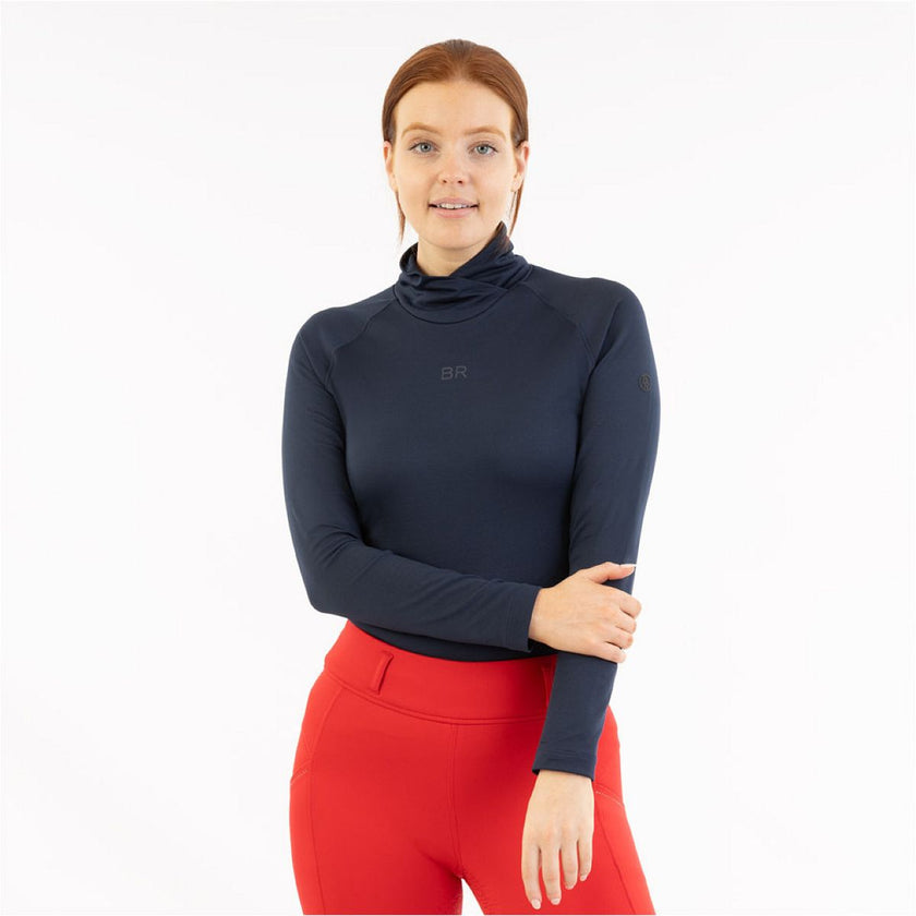 BR Jersey de Cuello Alto AW25 Jasmin Mujer Navy Blazer