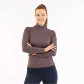 BR Jersey de Cuello Alto AW25 Jasmin Mujer Raisin