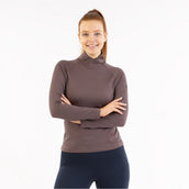 BR Jersey de Cuello Alto AW25 Jasmin Mujer Raisin
