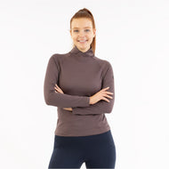 BR Jersey de Cuello Alto AW25 Jasmin Mujer Raisin