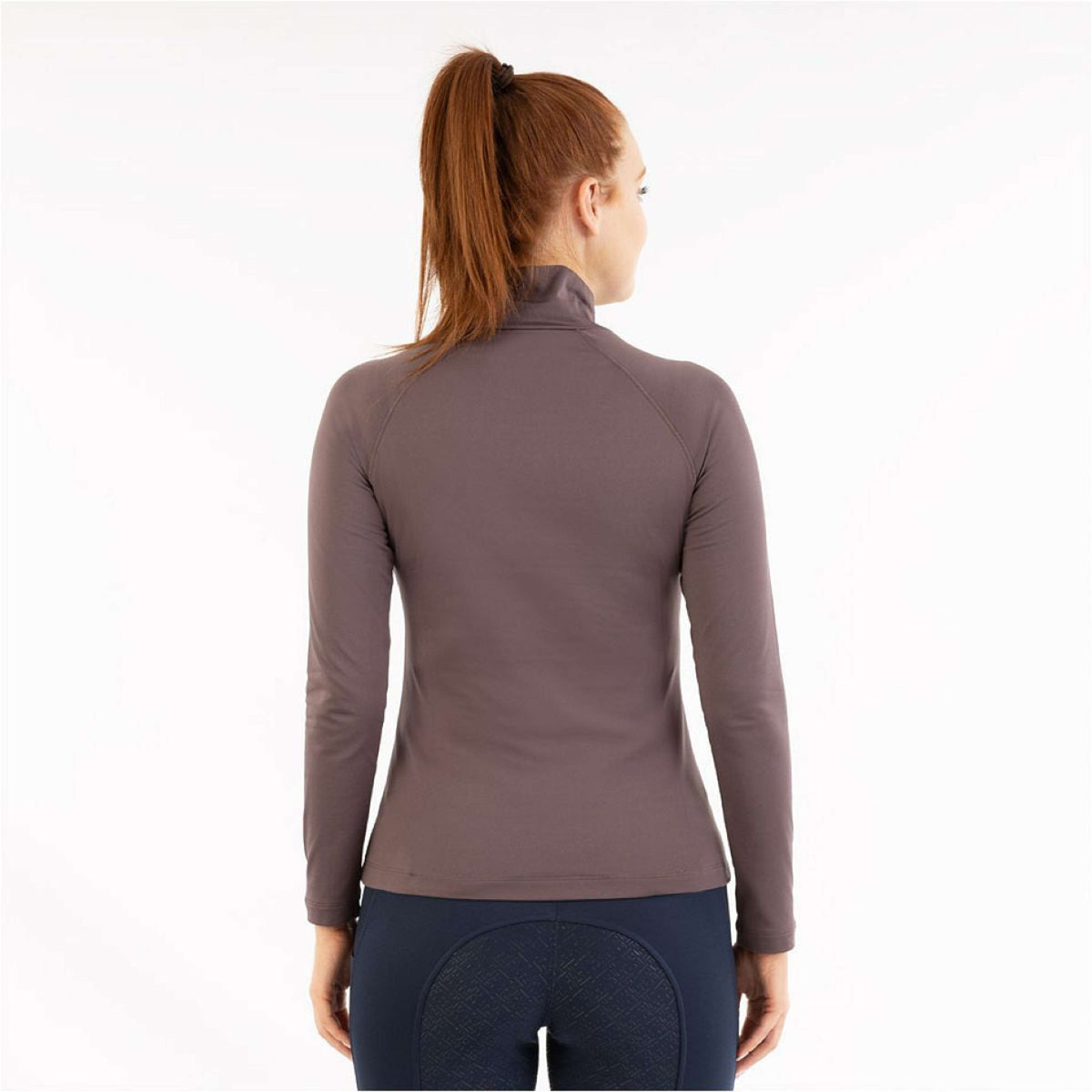 BR Jersey de Cuello Alto AW25 Jasmin Mujer Raisin