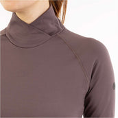 BR Jersey de Cuello Alto AW25 Jasmin Mujer Raisin