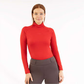 BR Jersey de Cuello Alto AW25 Jasmin Mujer Rojo Tango