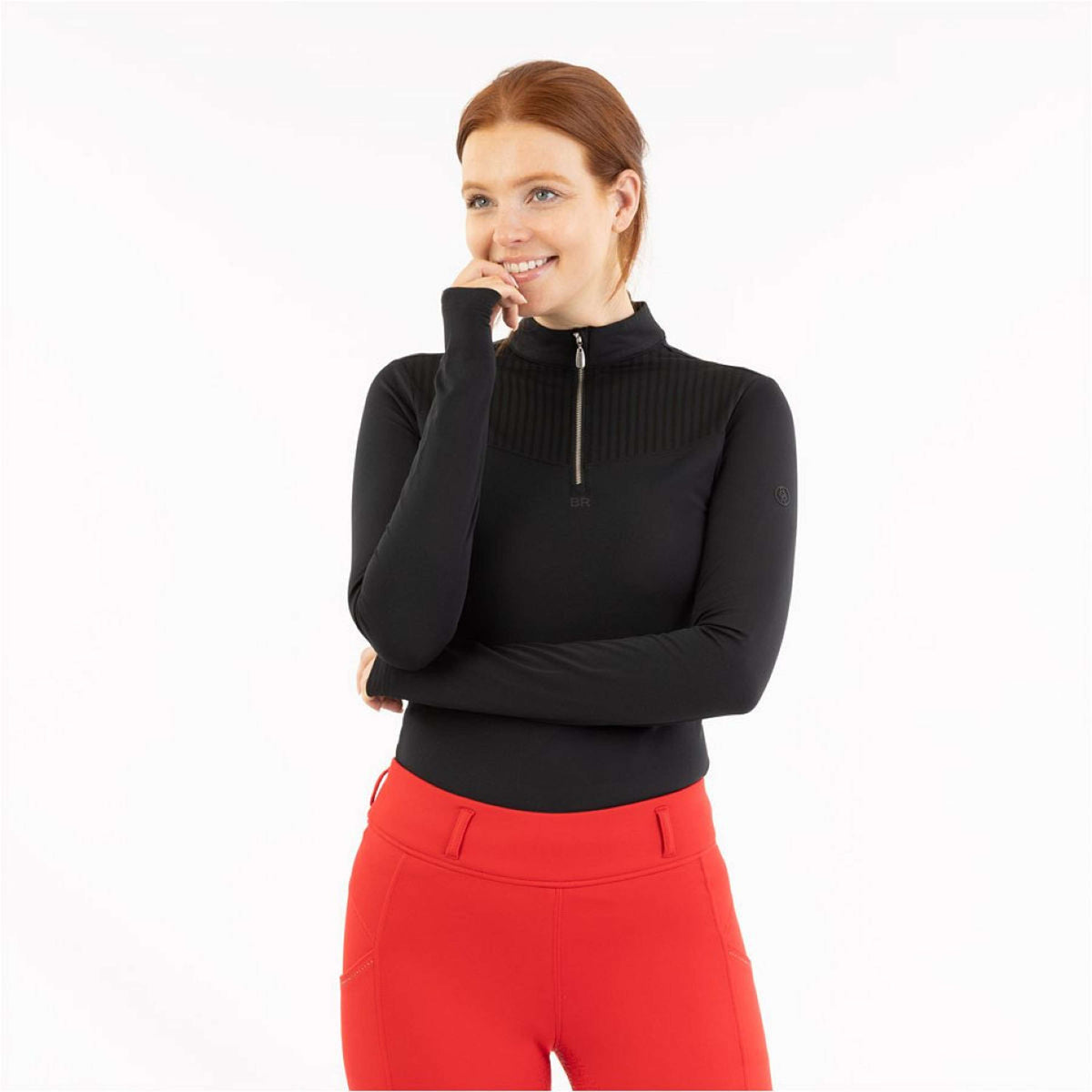 BR Pullover AW25 Half-Zip Jara Mujer Meteorite