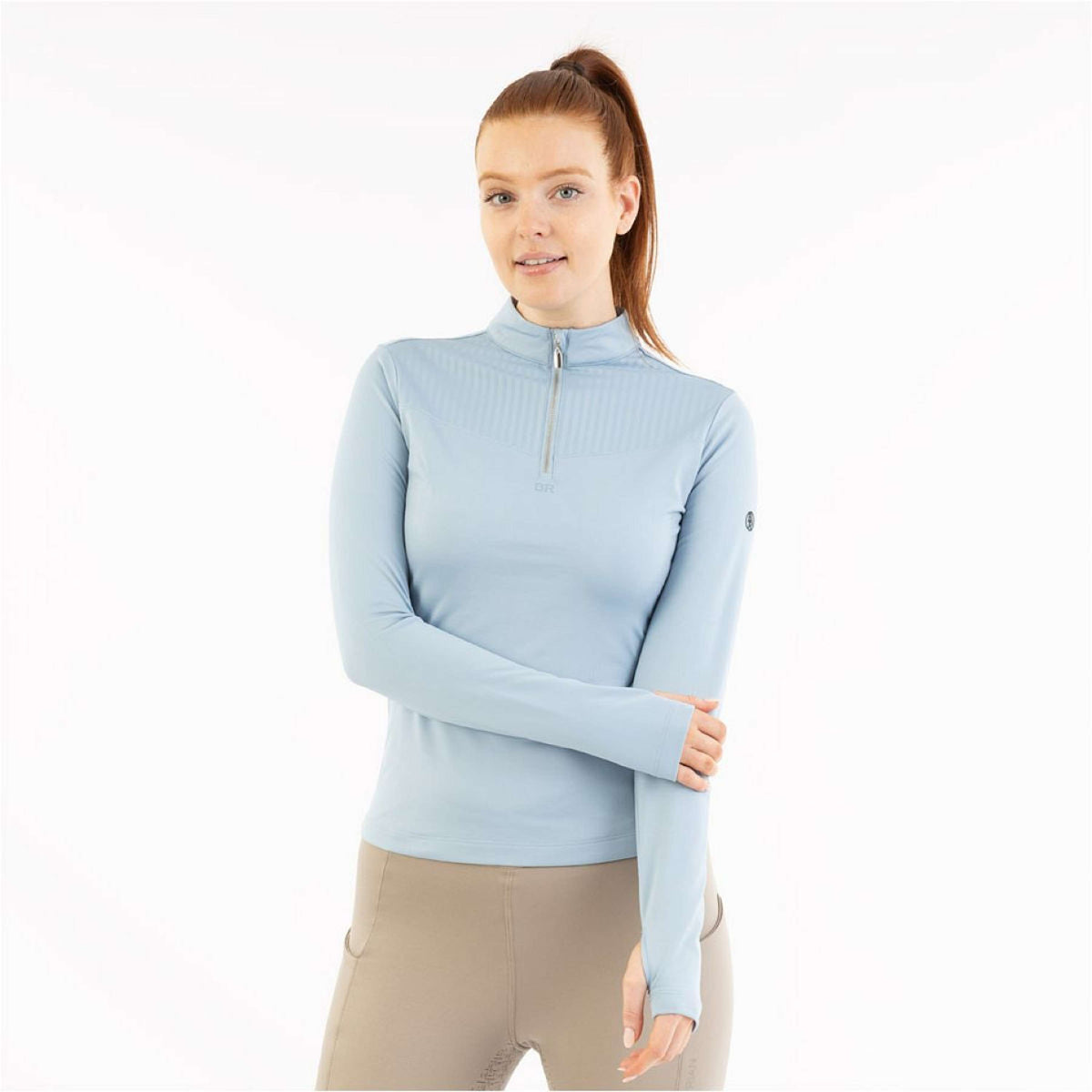 BR Pullover AW25 Half-Zip Jara Mujer Ashley Blue