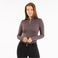 BR Pullover AW25 Half-Zip Jara Mujer Raisin