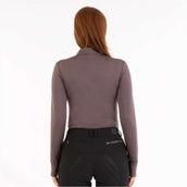 BR Pullover AW25 Half-Zip Jara Mujer Raisin