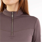 BR Pullover AW25 Half-Zip Jara Mujer Raisin