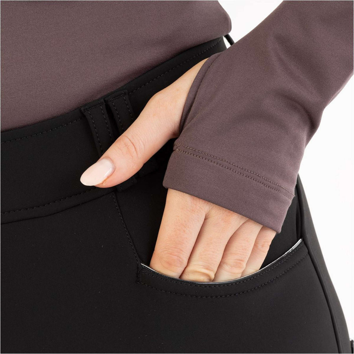BR Pullover AW25 Half-Zip Jara Mujer Raisin