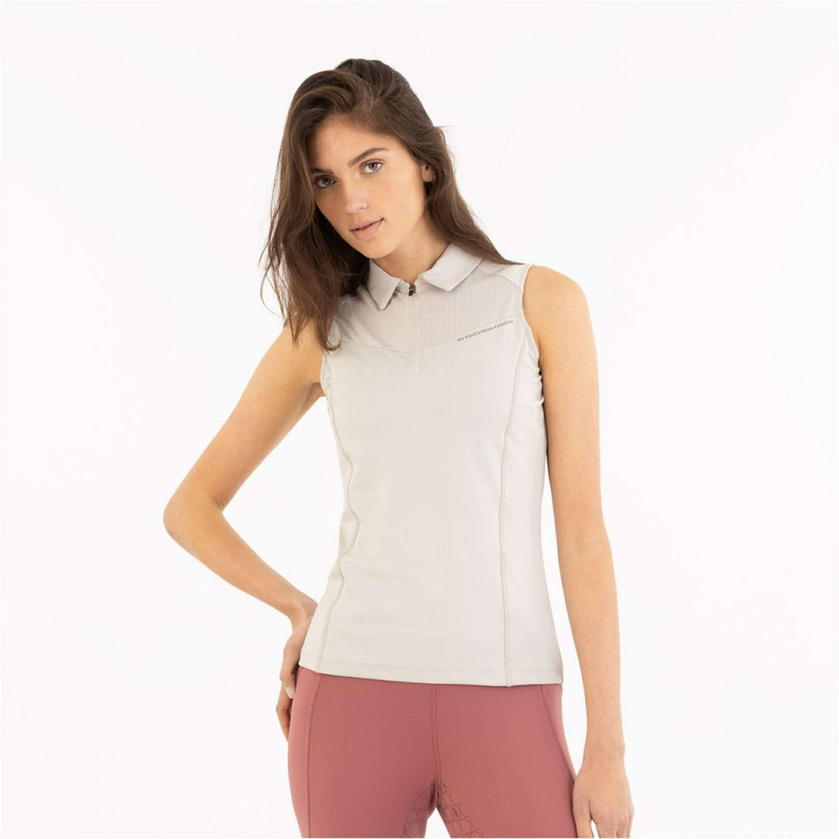 BR Poloshirt Isa Sin Mangas Gris Chateau