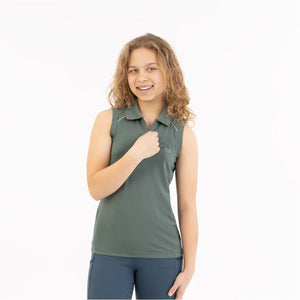 BR Poloshirt Eevolv Ilona Sin Mangas Balsam Green