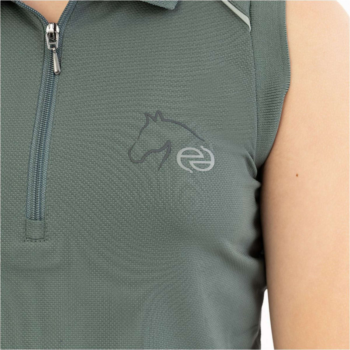 BR Poloshirt Eevolv Ilona Sin Mangas Balsam Green