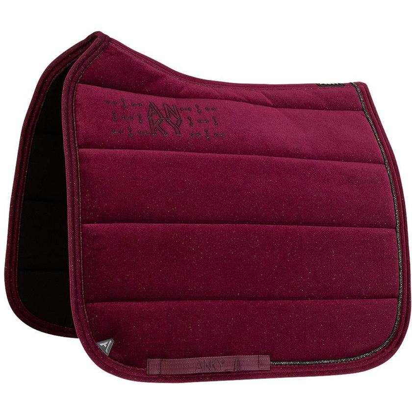 ANKY Mantilla AW25 Velvet Doma clásica Windsor Wine