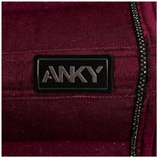 ANKY Mantilla AW25 Velvet Doma clásica Windsor Wine