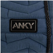 ANKY Mantilla AW25 Suede Doma clásica Insignia Blue
