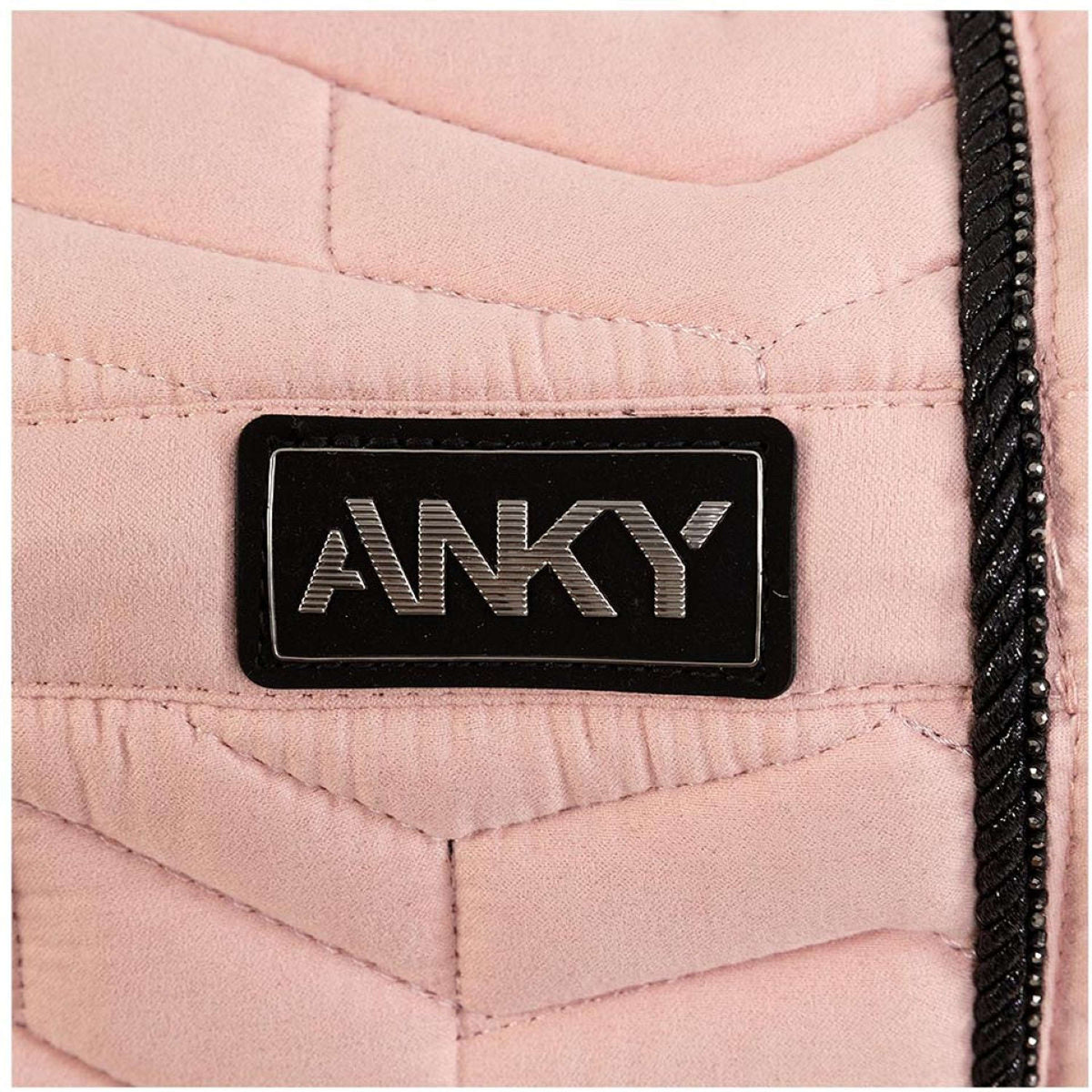 ANKY Mantilla AW25 Suede Doma clásica Bridal Rose