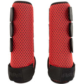 ANKY Protectores de piernas AW25 3D Mesh Equestrian Red