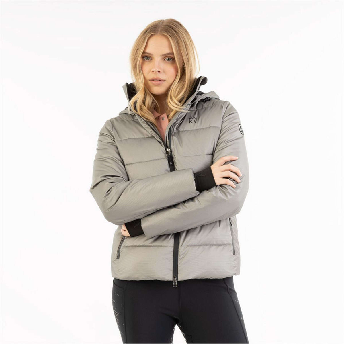 ANKY Chaqueta AW25 Padded Plata
