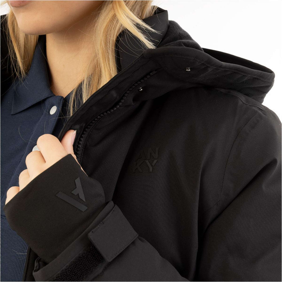 ANKY Abrigo Largo AW25 Negro