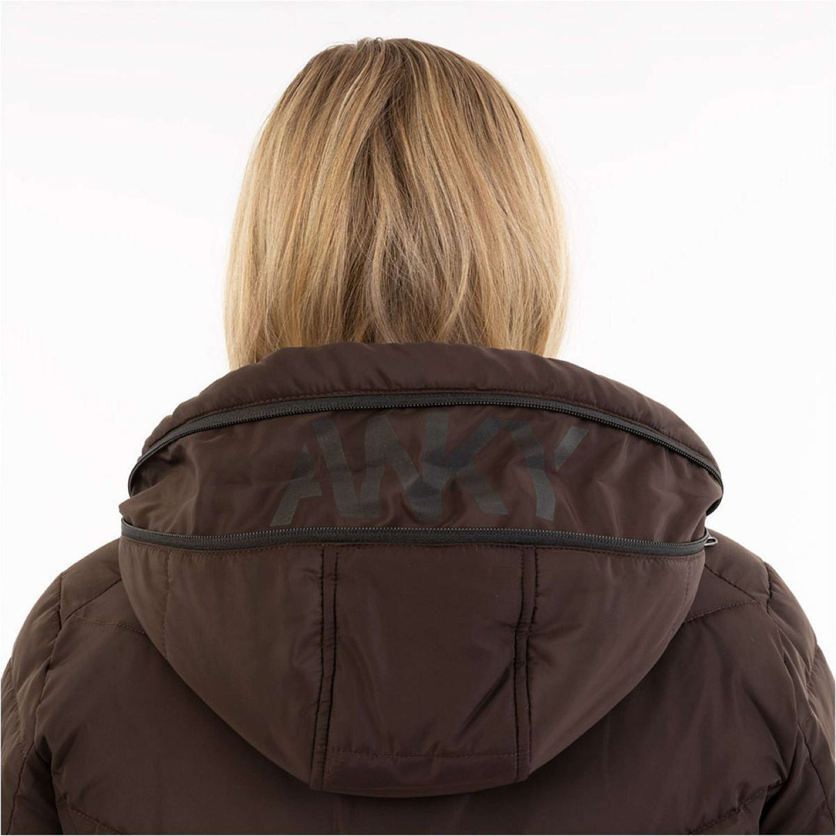 ANKY Abrigo Largo AW25 Puffer Chocolate Torte