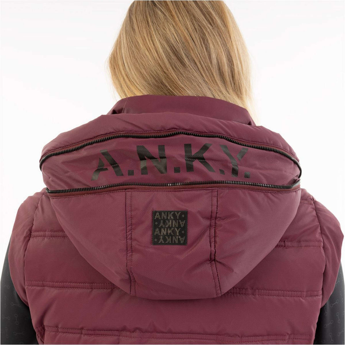 ANKY Chaleco AW25 Padded Windsor Wine